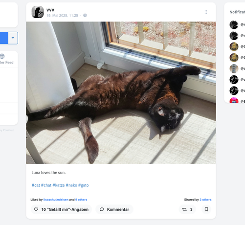 Image of the same post as in image 1 as seen in the Pixelfed website. This time the image is displayed in its original aspect ratio.