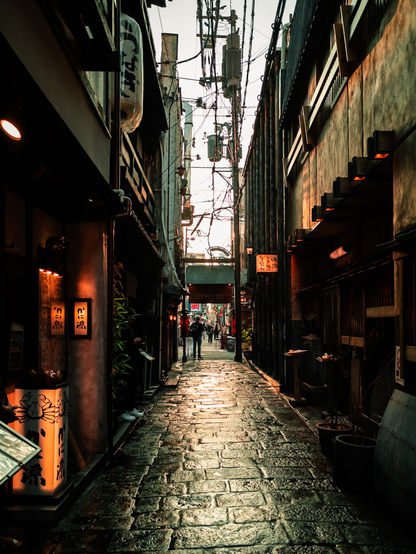 An alley in Japan.