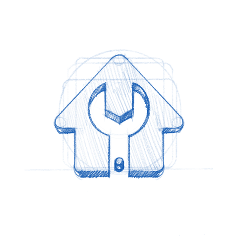 App icon sketch: Tune It.