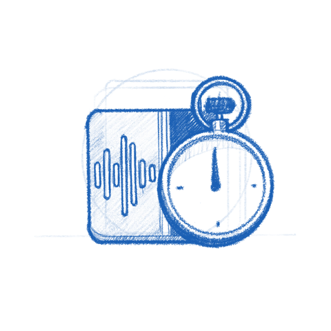 App icon sketch: Millisecond.