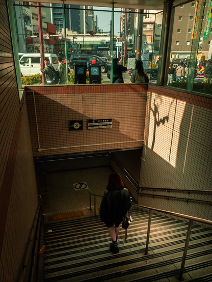 Gate of underground.