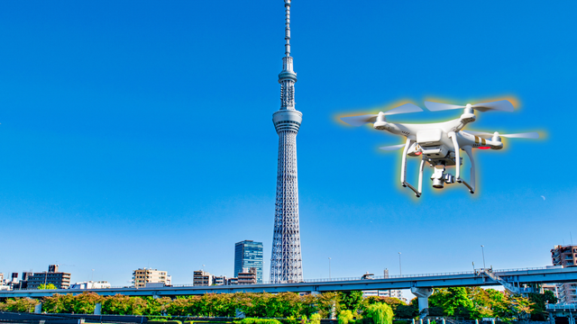 Drones at Skytree