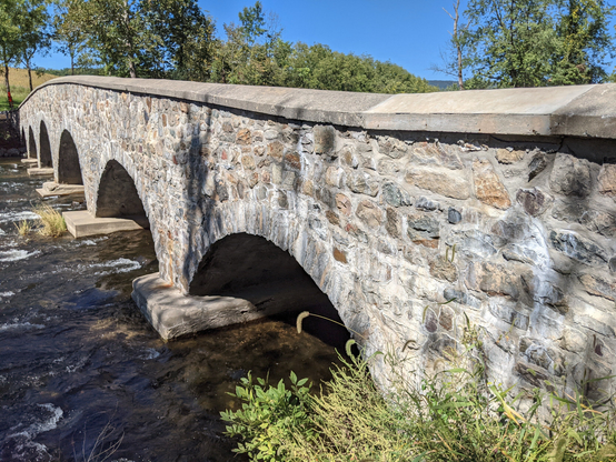 Brugler bridge over the Paulins Kill,  Warren county.