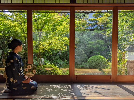 Summer at Garden Teahouse.