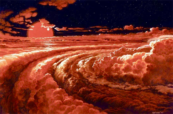 Art by Ron Cobb for Alien - 1977