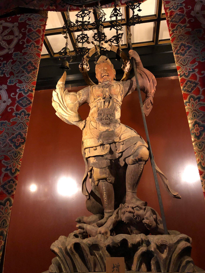 One of the FOur Heavenly Kings, Engyo-ji, #Japan.
#BuddhistArt #Buddhism