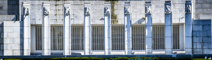 detail of a building in Brussel Belgium