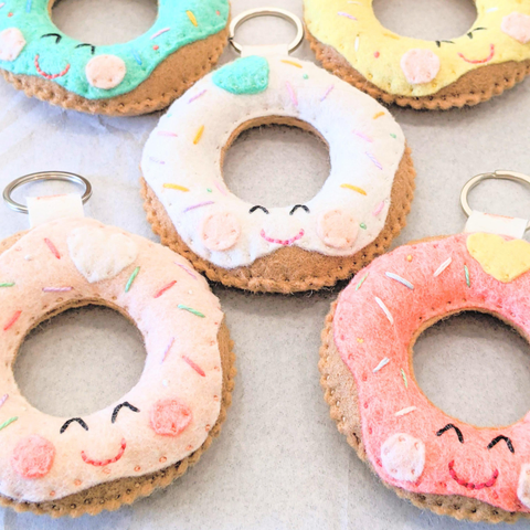 Porte-clés Donuts par l'Atelier Jocha.