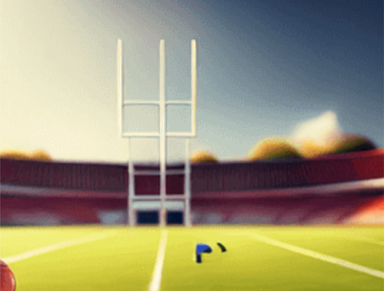 So how do are goalposts supposed to work? 

I can't even begin to describe this thing.

This is what happens if you feed a machine images of AFL, American football, rugby, and soccer goals with them all described as "football" goals, and then ask it to draw a statistically probable image of what they look like...