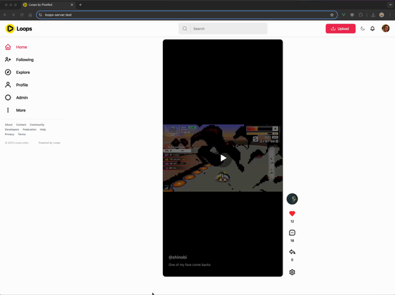 Loops Pages demo