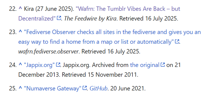 References