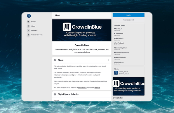 The crowdinblue bonfire instance