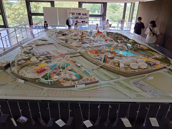 Very large Small scale model of the 1970 Osaka Expo. 