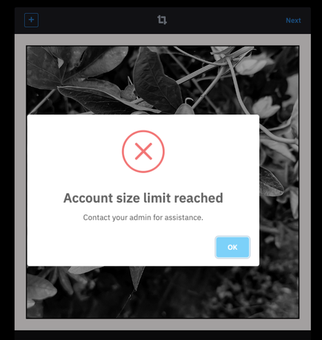 Pixelfed error message