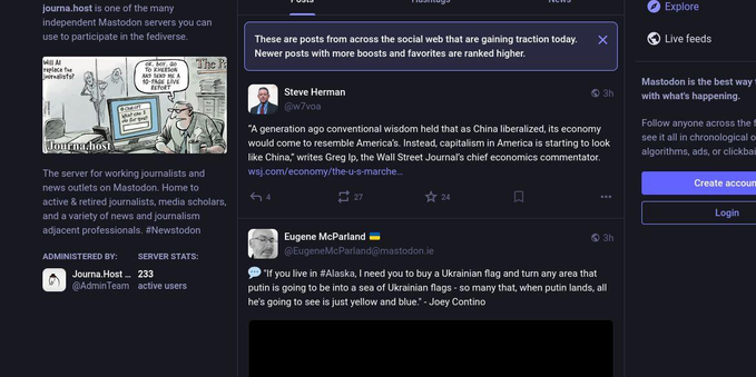 How #Mastodon replaced  Journalism with State Propaganda