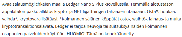 Konekäännetty tuotekuvaus taiteellisen dadan ja siansaksan väliltä.