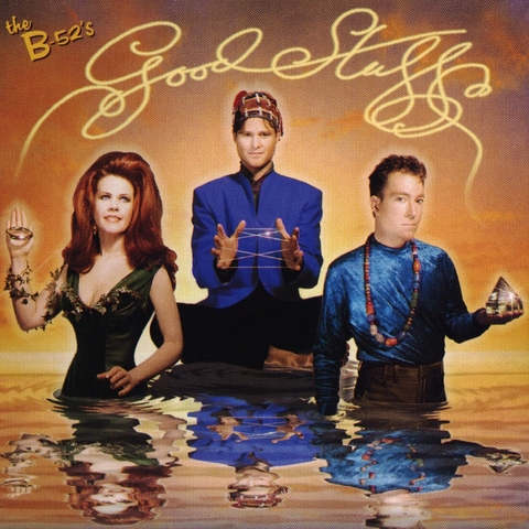 The cd cover art for the B-52's Good Stuff album.
