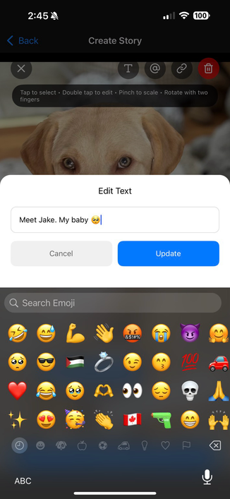 Pixelfed Stories Composer