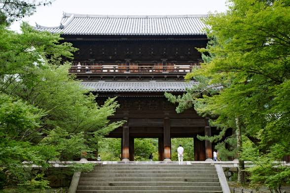 The great gate at Nanzen-ji.