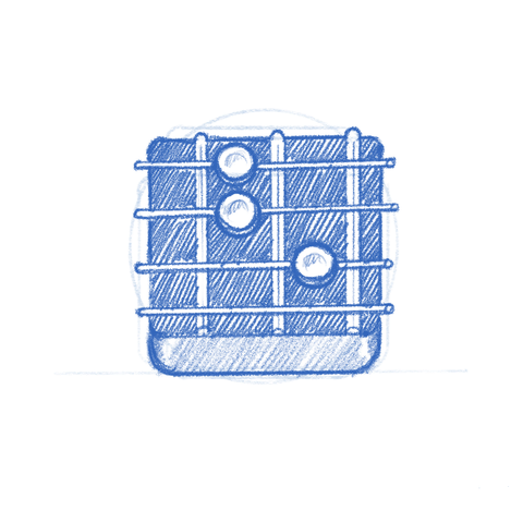 Tabs app icon sketch.
