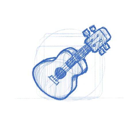 Tabs app icon sketch.