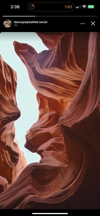 Viewing a remote Pixelfed Story