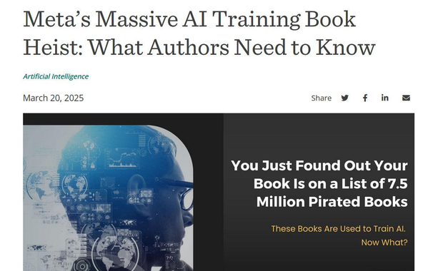 Meta’s Massive AI Training Book Heist: What Authors Need to Know 