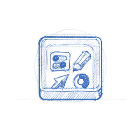 App icon sketch: Development Toolbox.