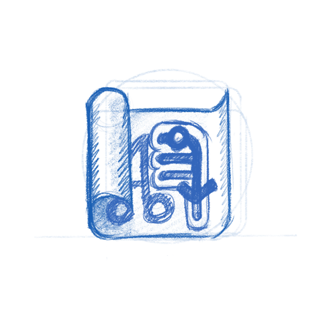 App icon sketch: Shaper.