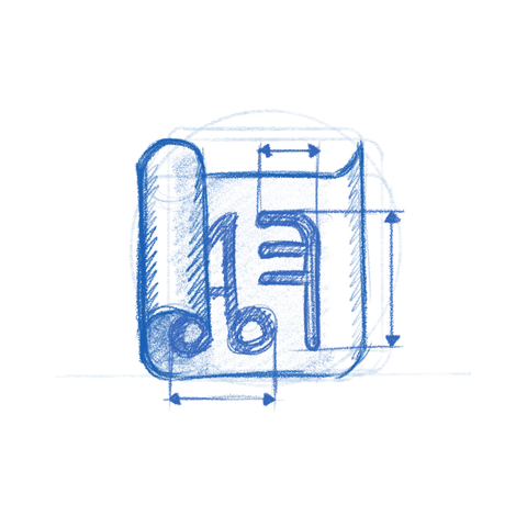 App icon sketch: Shaper.
