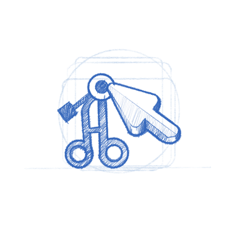 Shaper app icon sketch.