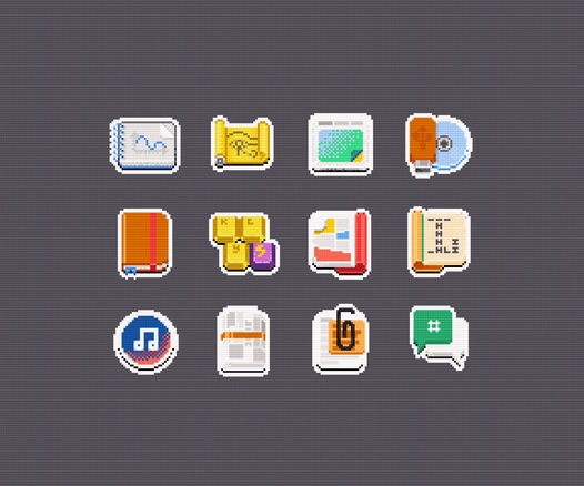 More pixelart variants of the GNOME Circle apps.