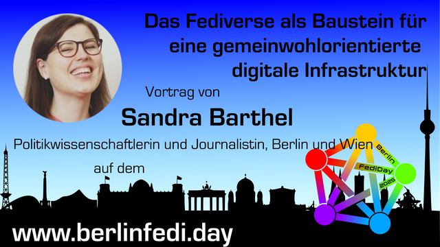 A picture from the speaker Sandra Barthel