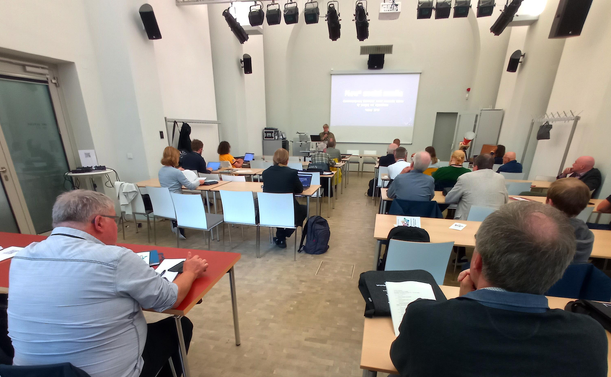 The session room.