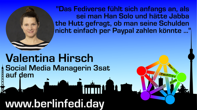Ein Photo von der Speakerin Valentina Hirsch