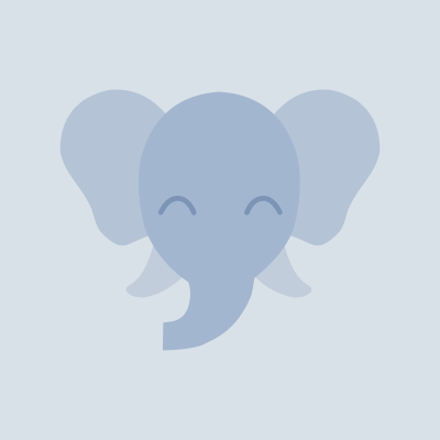 The default Mastodon photo is an all light gray background, that is nearly while, but still soft gray, with a lightly shaded gray elephant. 