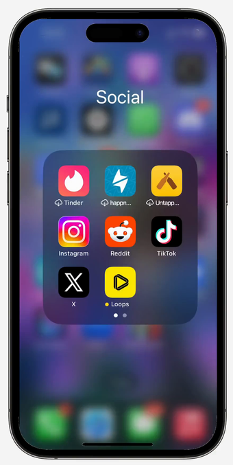 Short video clip showcasing the fediverse app Loops which let's users share short video clips. Is this just a vision of what it will be like? Or is it the actual product? Clip was created by Toni Aittoniemi.