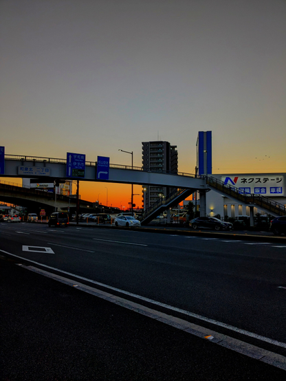 夕焼の写真
