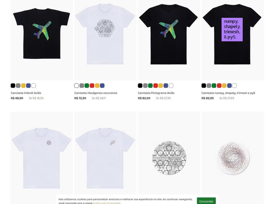 captura de tela da minha loja em umapenca.com