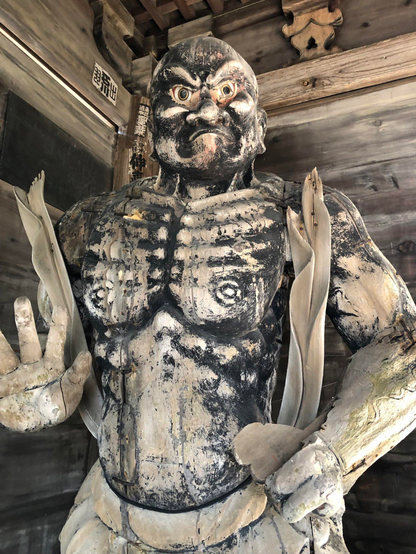 Nio statue, Jingu-ji, Obama City, #Japan.
#BuddhistArt #Buddhism