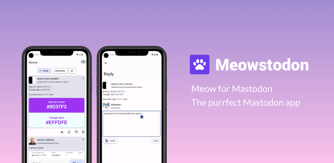 Banner image for Meowstodon Android app