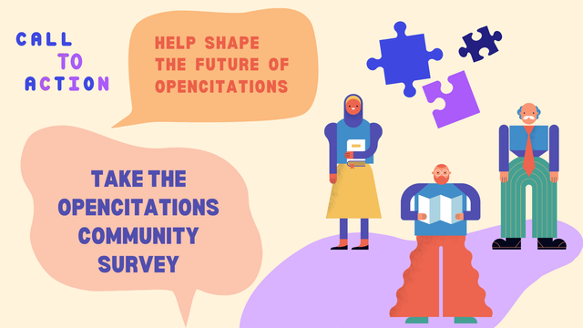 Help shape the future of opencitations, take the opencitations community survey
