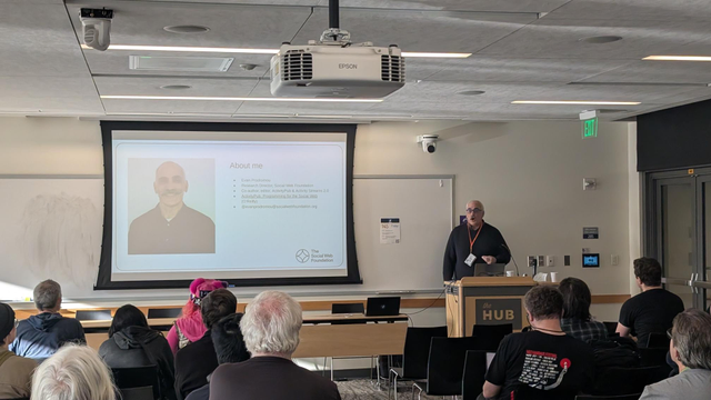 Keynote by @evan@cosocial.ca