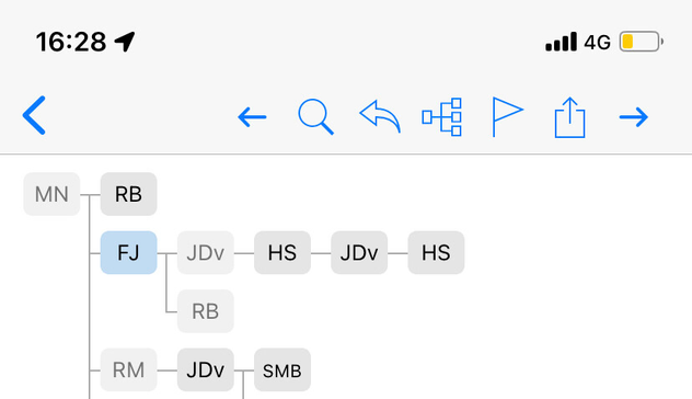 Screenshot of a discussion thread in tye Usenet Client NewsTap