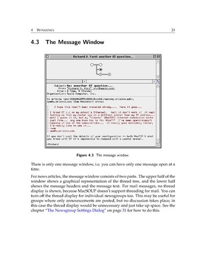 Screenshot from the MacSOUP-manual