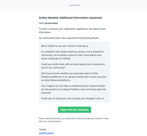 Pixelfed Curated Onboarding