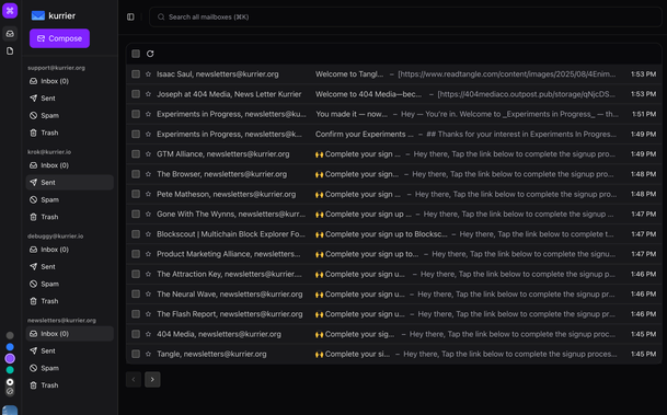 Kurrier - OpenSource Mail Client