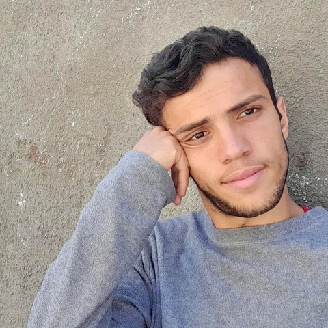 Khaled Zeyada, 21 years old, from Rafah, Gaza Strip, Palestine