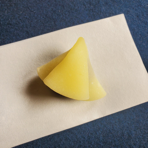 'Icho Momiji', yellow ginkgo leaf shaped sweets.
