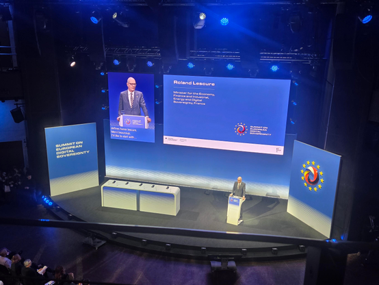 French Minister for Economy, Finance and Digital Sovereignty Roland Lescure